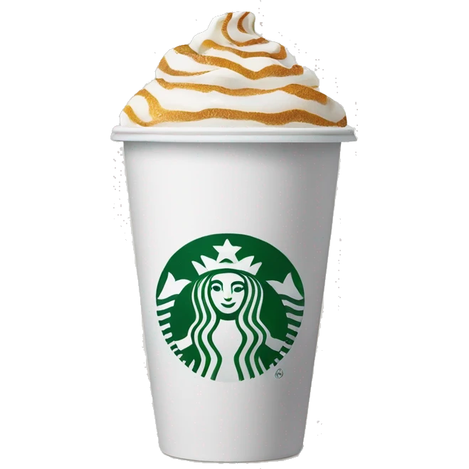 Starbucks cup emoji
