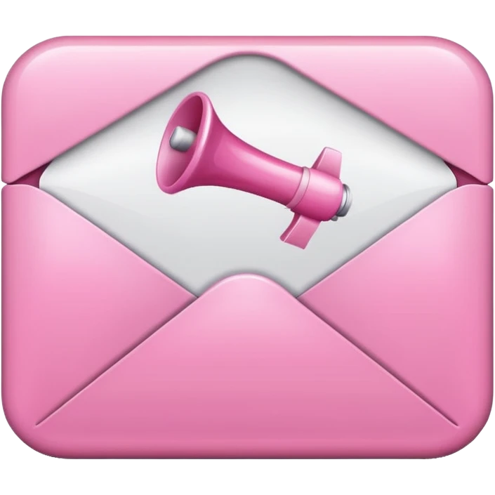 mix light pink dark pink and white girly voicemail emoji