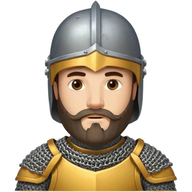 BEARDED Knight  emoji
