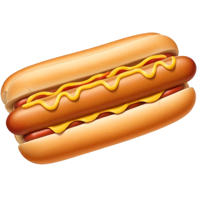 Hot dog emoji