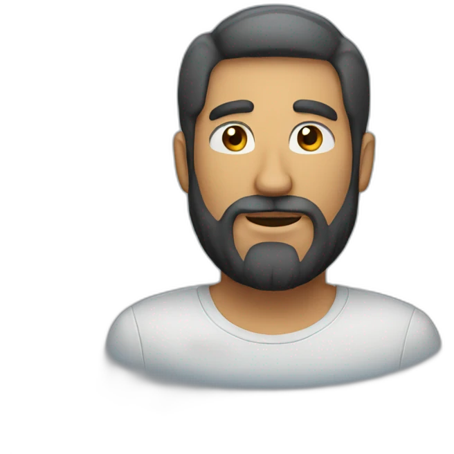 Man with a beard emoji