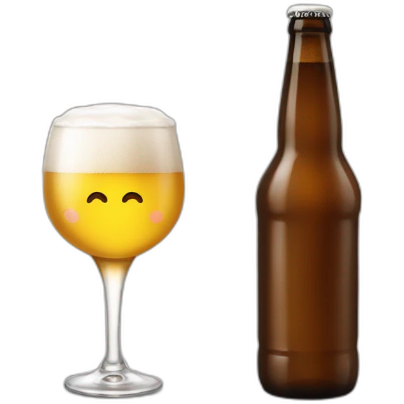 Chat qui boit une bière est joue à un jeux emoji