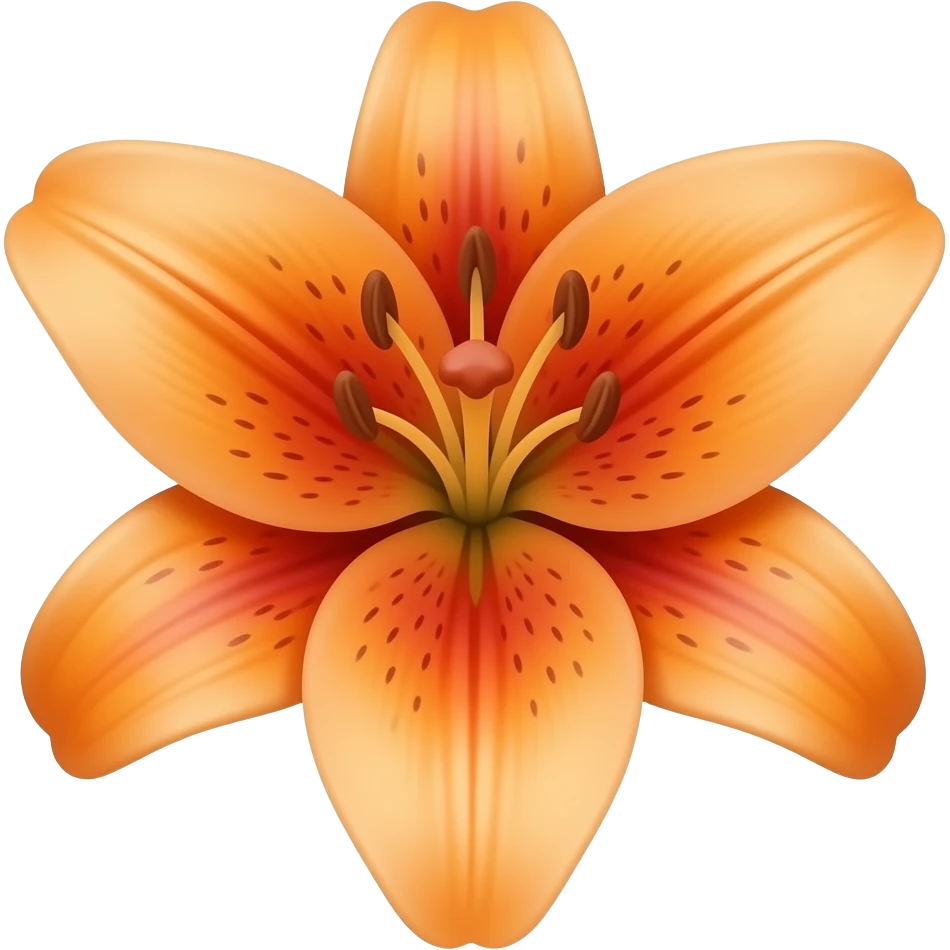 Tiger lilies emoji