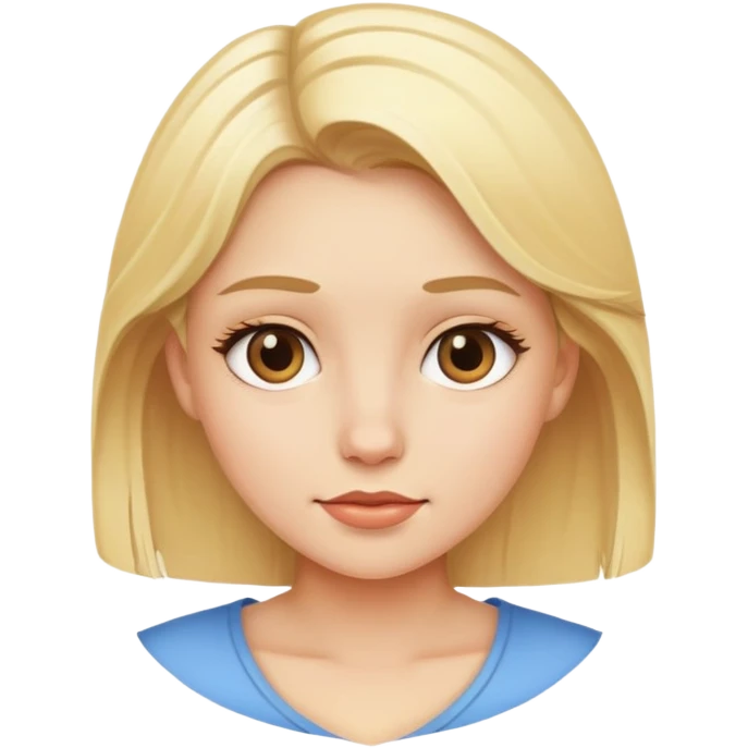 Blonde girl emoji