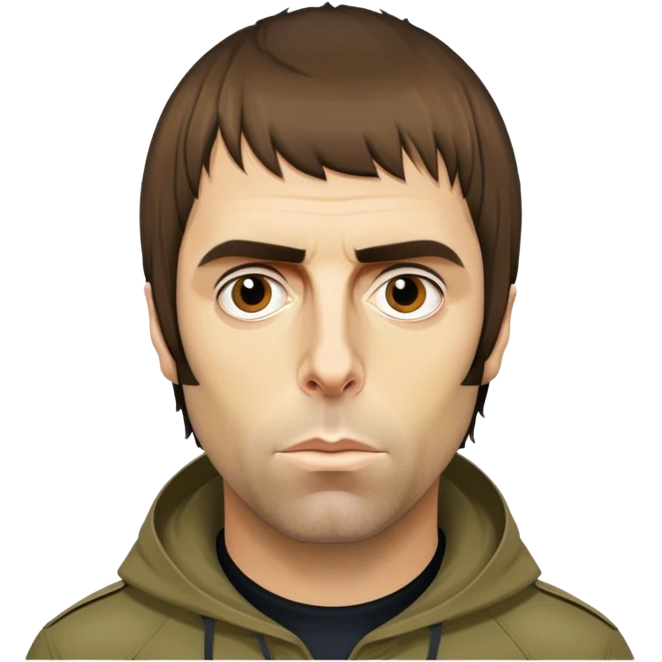 Liam Gallagher on the cross emoji