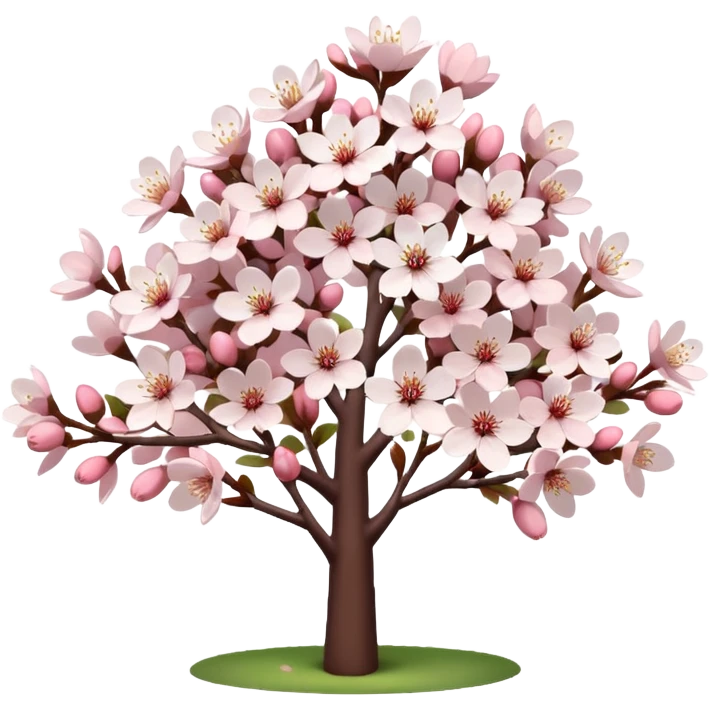 cherryblossom white bush emoji