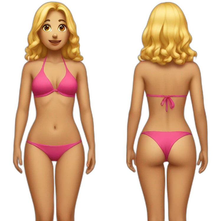 big bikini emoji