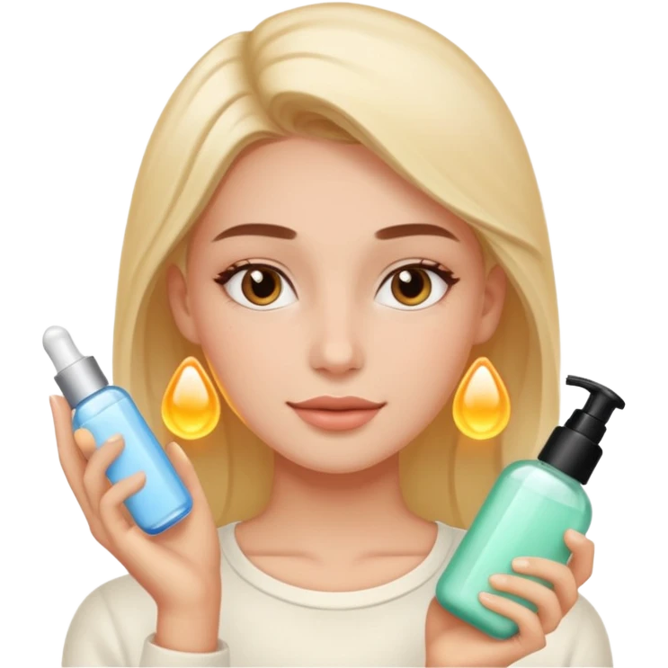 try different skincare products emoji