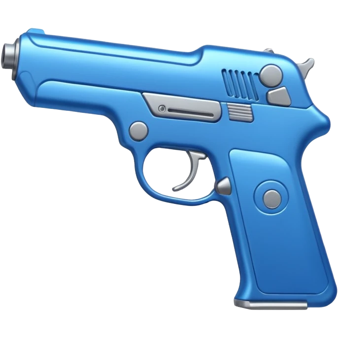 Blue gun emoji