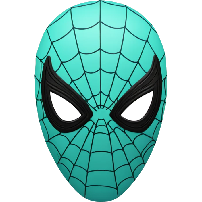 Spider-Man cyan mask emoji