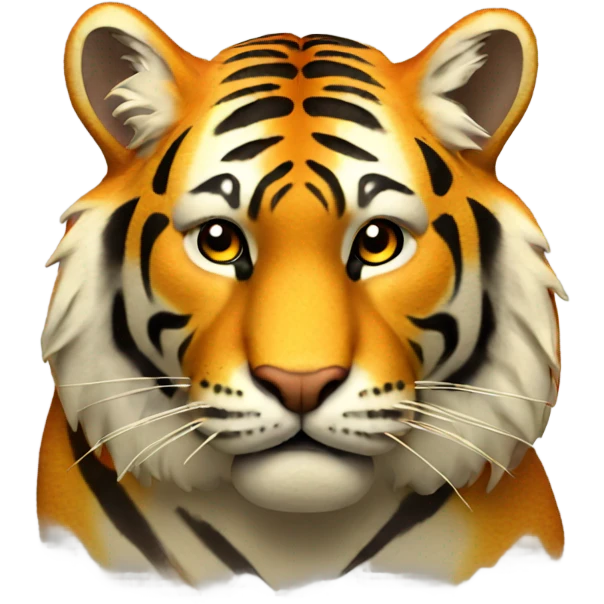 tiger made out of lighting  emoji