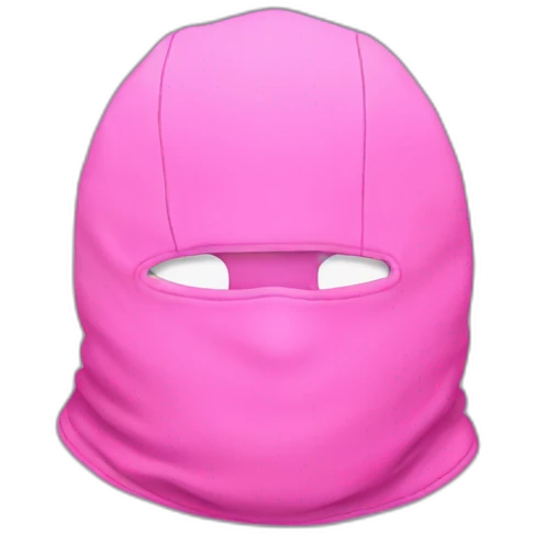 PINK BALACLAVA emoji