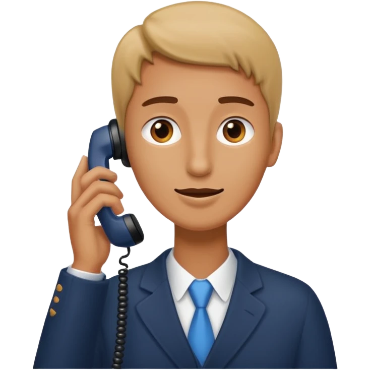 Long neck guy on phone  emoji