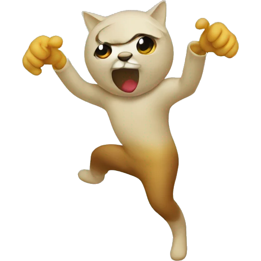 Chat qui dab emoji