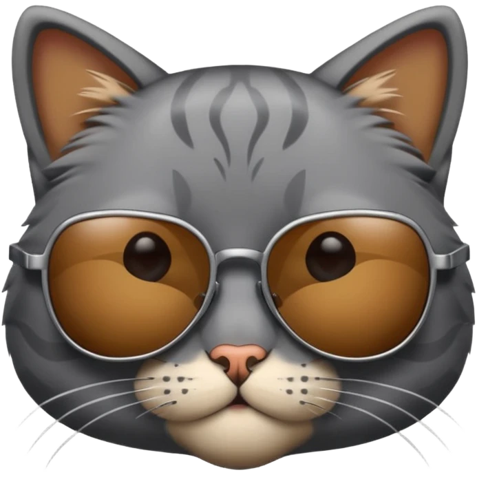 Cat wearing sunglasses emoji
