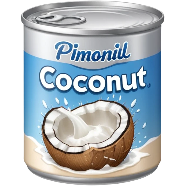 A can of coconut milk emoji