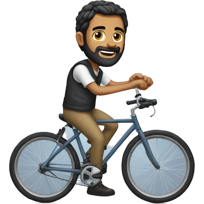 Rahul with bike  emoji