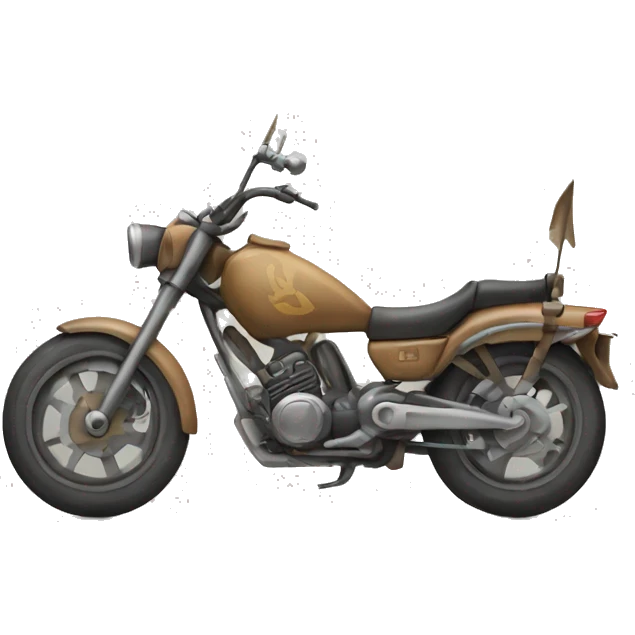motorbike deer bow and arrow  emoji
