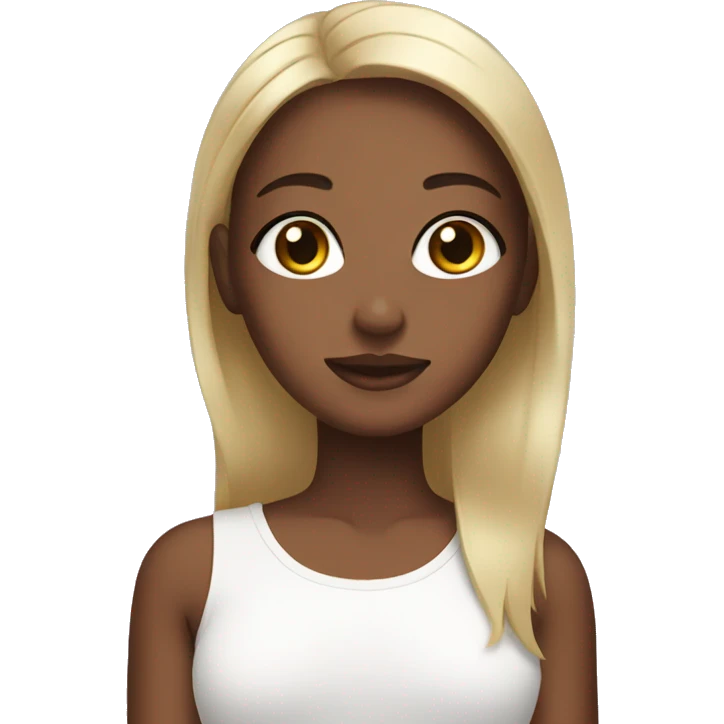 girl with skincare emoji