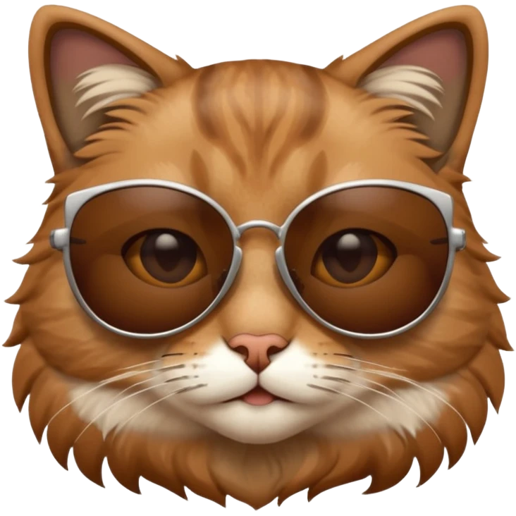 Cat wearing sunglasses emoji