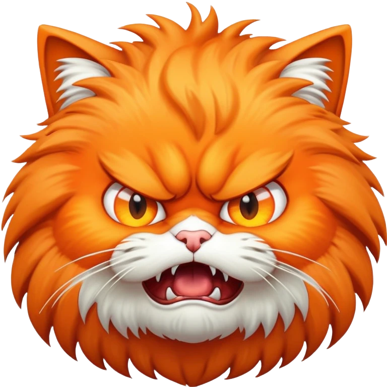 Mad kitty  emoji