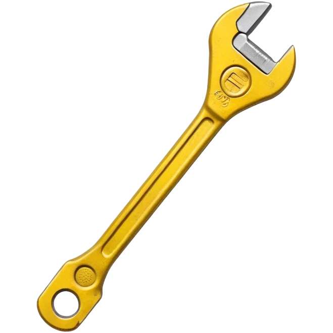 small yellow wrench emoji