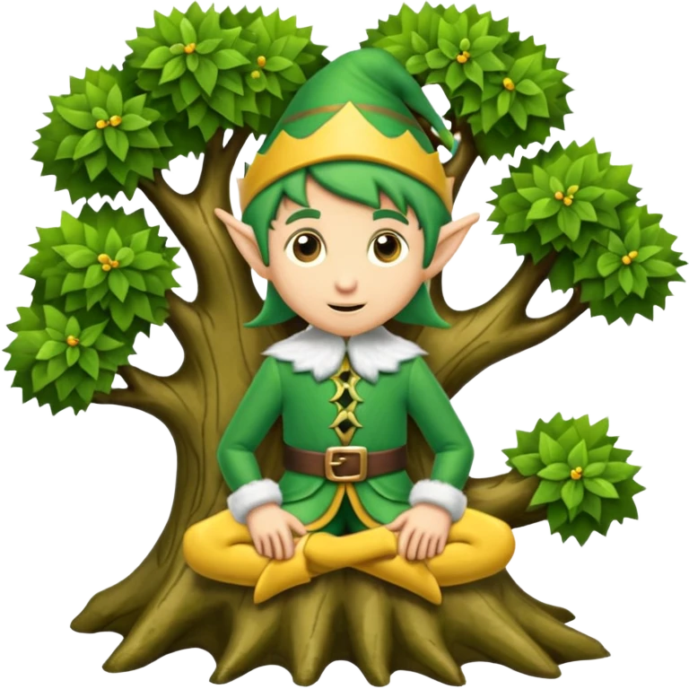 elf on a tree emoji