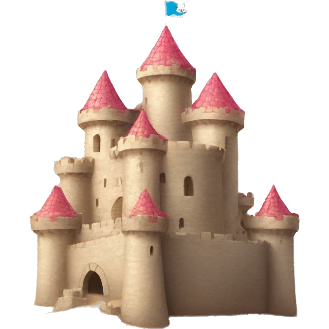 Hello kitty castillo de arena  emoji