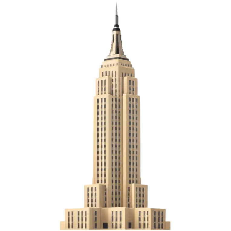 Empire State building emoji