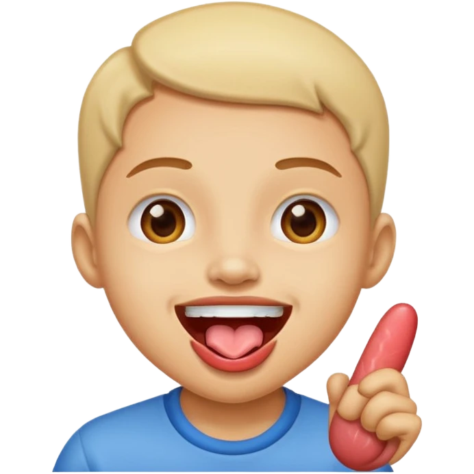 lightskin with tongue out  emoji