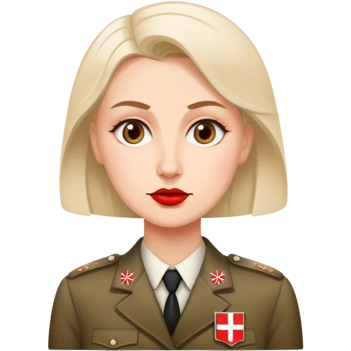 patriot polish european woman simple patriot politician modern fascist emoji