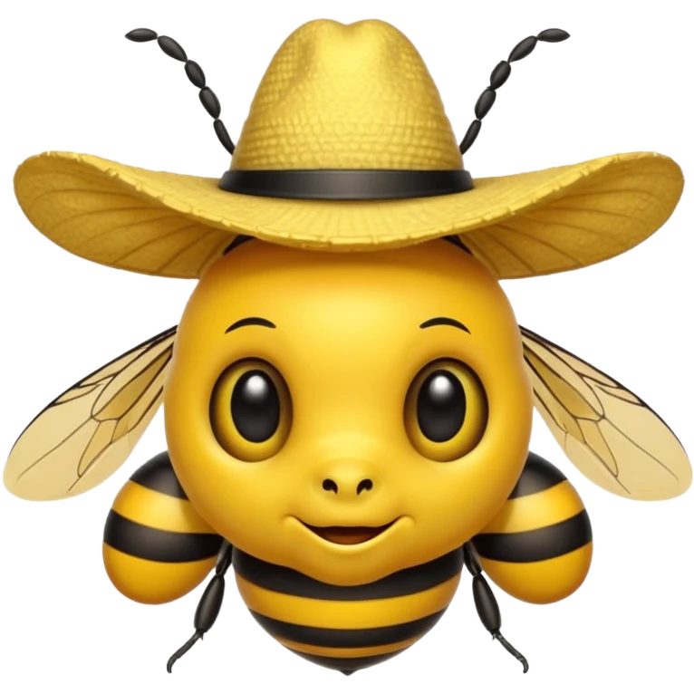 Abeja con sombrero  emoji