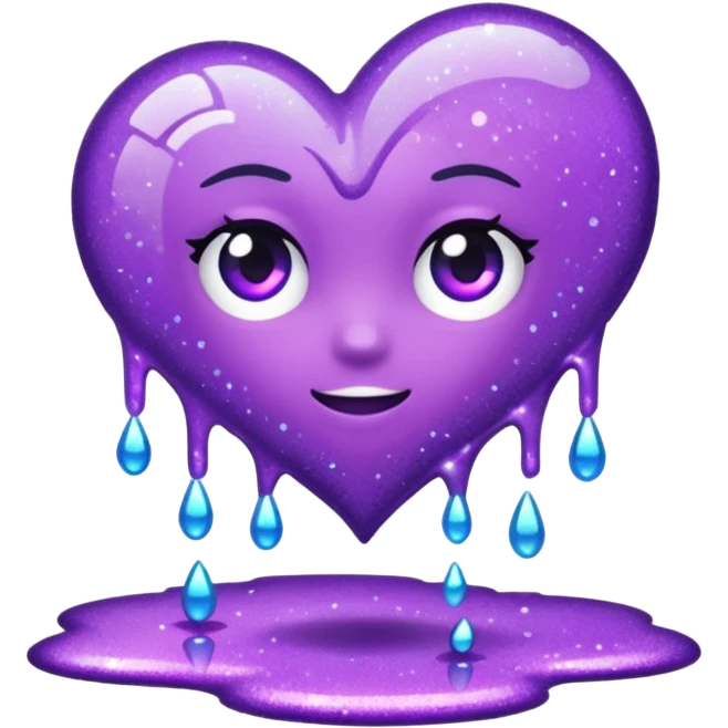 glitter purple pity emoji