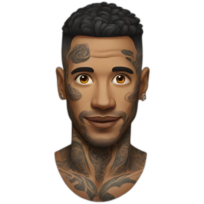 man face tattoos emoji