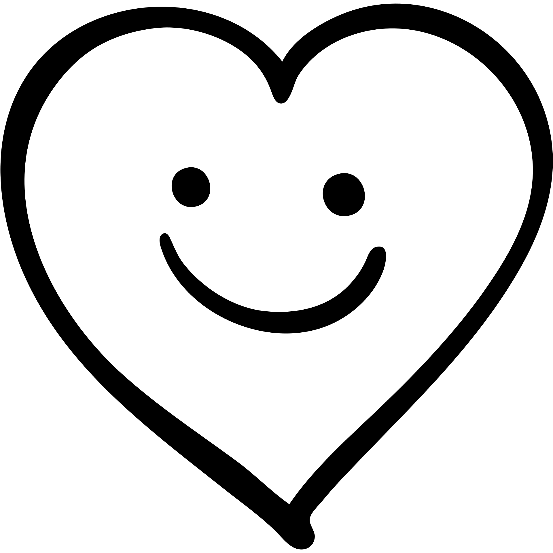 outlined heart with a smiley face inside emoji