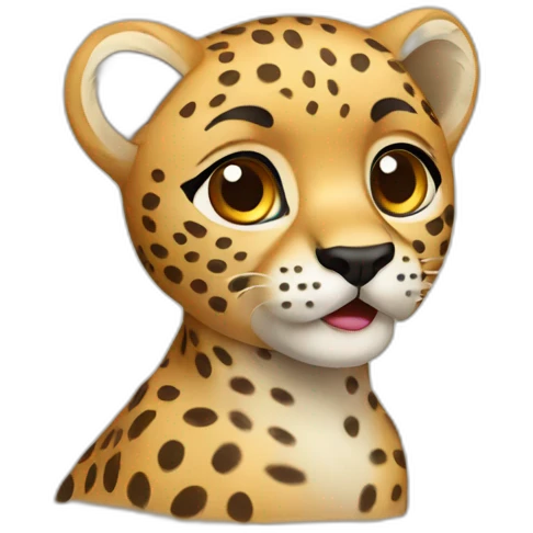 cute Cheetah emoji