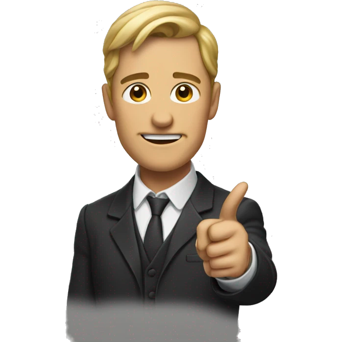 pointing and lauth emoji