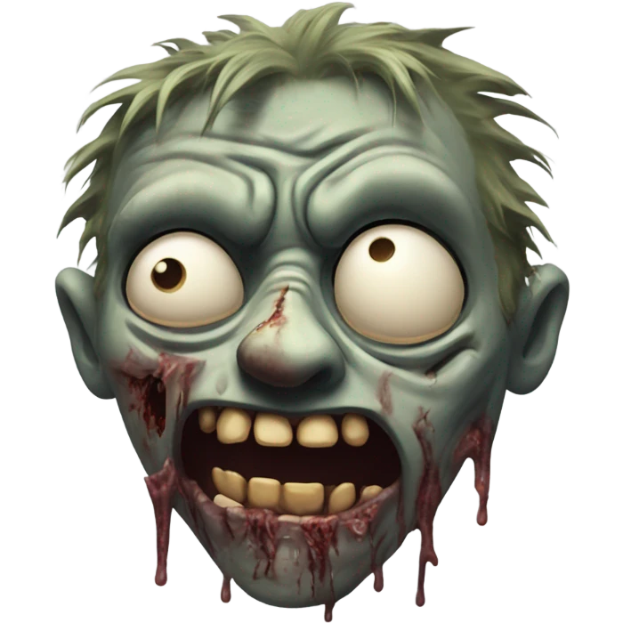 Zombie butt face emoji