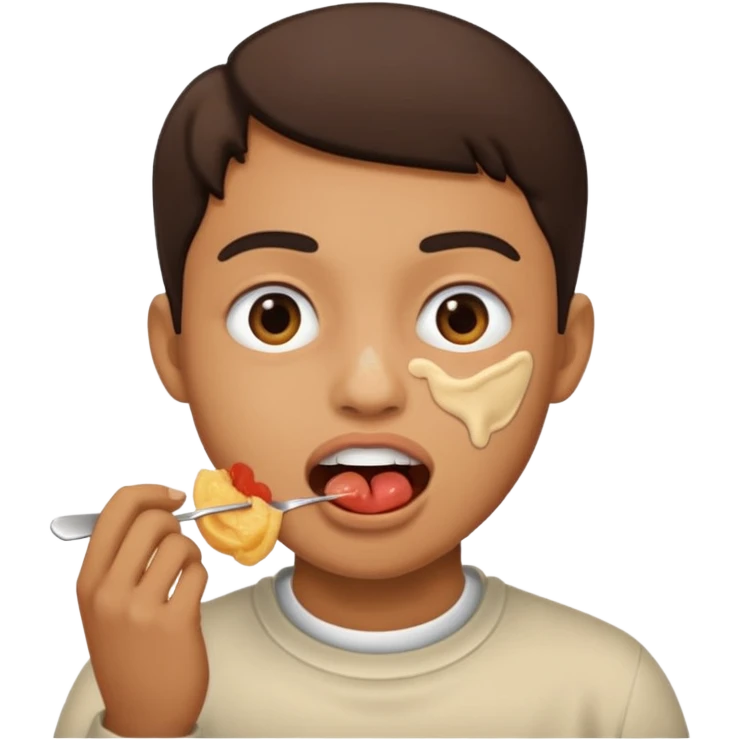 Give me someone eating  emoji