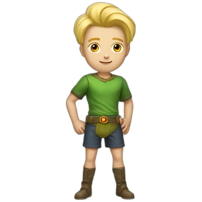 eldar-blond-man-stay-in-shorts emoji