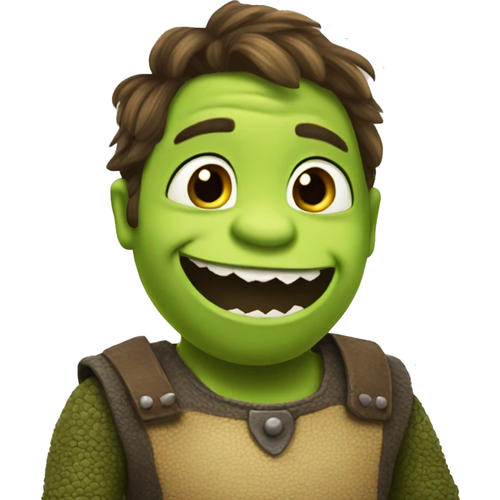Sherk flirting  emoji
