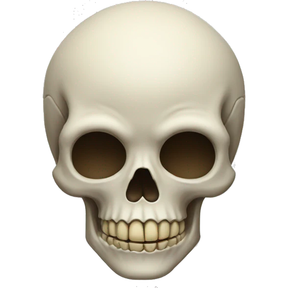 skull waving bye emoji