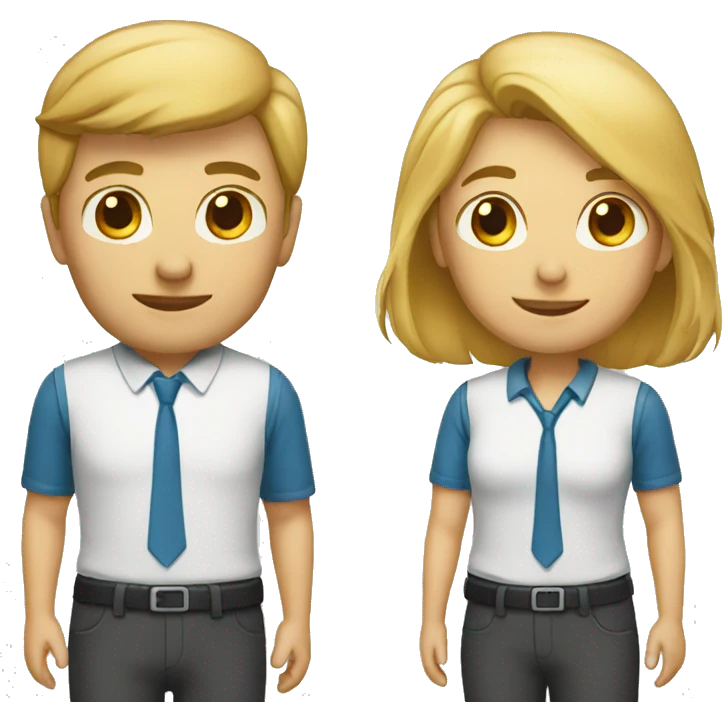 two employees emoji