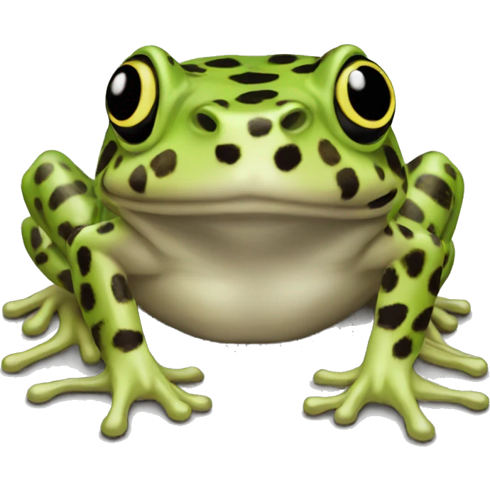 Leopard frog emoji