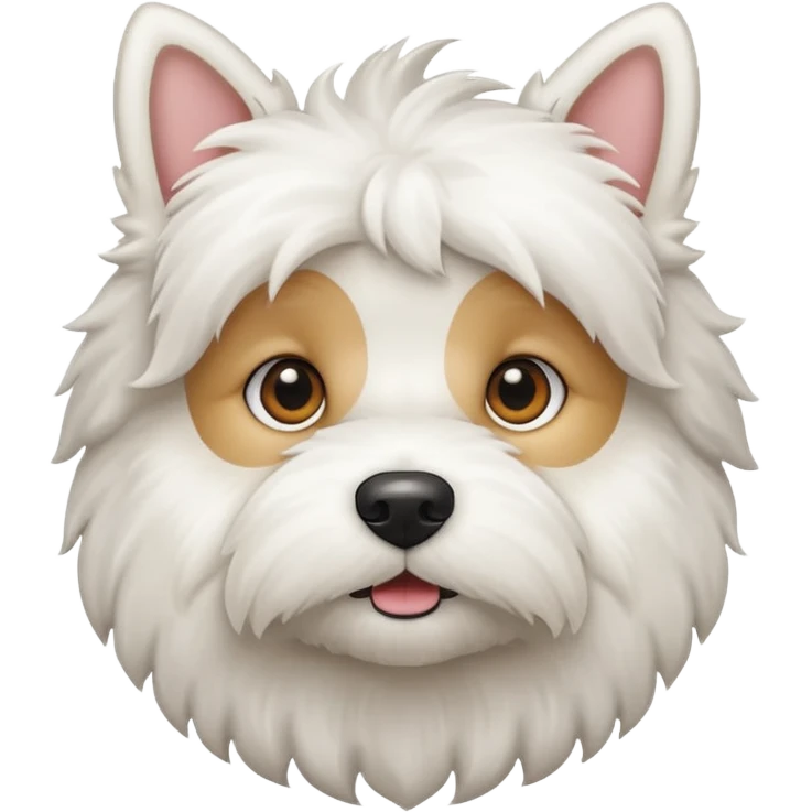 perro white terrier emoji