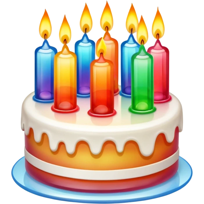  jelly on birthday candles emoji