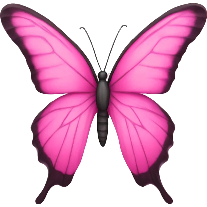 pink butterfly  emoji