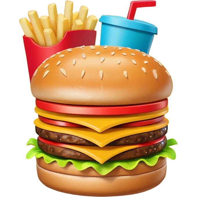McDonald happy meal emoji
