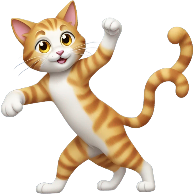 Dancing cat emoji