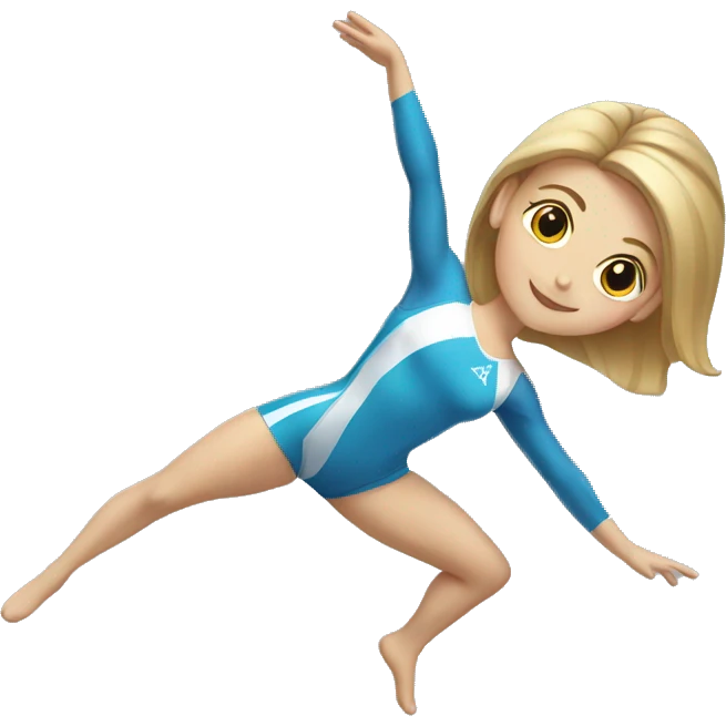 summer olympics girl beam gymnastics emoji